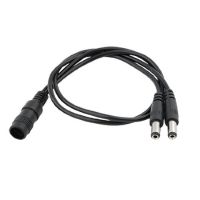 5.5x2.1mm 1 Female to 2 Male Splitter 2 Way DC Power Cable 8.75 Length for CCTV Camera
