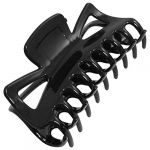 Ladies Black Plastic Butterfly Style Hairpin Hair Claw Clip