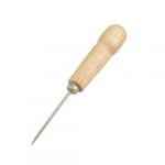 Wooden Handle Canvas Leather Working Sewing Awl Tool 6 Long