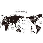 World Trip Map Removable Vinyl Quote Art DIY Wall Sticker Decal Mural Room Decor