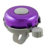 Purple Gray Alloy Housing Bicycle Bell for 0.87 Dia Handlebar
