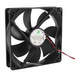 120mm x 25mm DC 24V 2Pin Sleeve Bearing Computer Case Cooling Fan