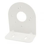 White metal wall ceiling mount bracket for security cctv dome camera