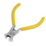Yellow PVC Coated Handle Wire Cutter End Cutting Pliers 4