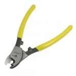 Yellow Plastic Coated Handle Metal Cable Wire Cutter Plier 6