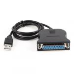 USB2.0 to 1284 IEEE 25 Pin Female Parallel Printer Adapter Cable 3ft