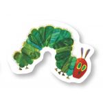 The Very Hungry Caterpillar 40 x 30 cm 100 Percent Polyester Caterpillar Shaped Cushion, Multi-Colour