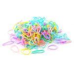 Rubber Elastic Hair Band Ponytail Holder 900 Piece - Pack of 6