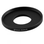 Replacement 27mm-52mm Camera Metal Filter Step Up Ring Adapter