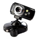  USB 2.0 50.0M 3 LED PC Camera HD Webcam Camera Web Cam with MIC for Computer PC Laptop Black