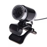  USB 2.0 12 Megapixel HD Camera Web Cam with MIC Clip-on 360 Degree for Desktop Skype Computer PC Laptop Black