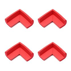  4pcs Child Baby Safety Desk Table Edge Cover Guard Corner Protector Cushion red