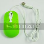  3 Buttons Notebook PC Computer USB Mini Optical Mouse Green