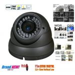 Super High Resolution 700TVL Vandal Proof Dome CCTV Camera with Manual Focus and Zoom and 30m Night Vision