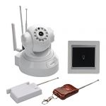 Smart Wireless IP Camera - 1/4 Inch CMOS, Smart Switch, Wireless Door Sensor, IR Night Vision, Remote Viewing, H.264