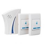 Wireless Doorbell with 36 Tune Melodies - White
