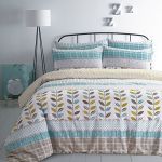 Linen House Parson Blue Cotton Single Duvet Quilt Cover Bedding Set