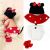 Cute Baby Infant Mouse Costume Photo Photography Prop 0-6 months Newborn Red