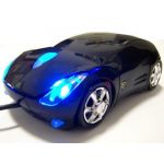 USB KART III Extreme Racing Optical PC mouse - Sports Car Shape - Black