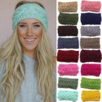 headwrap fashion crochet headband knit flower hairband
