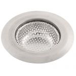 Bathtub Waste Filter Drain Hair Blocker Basin Strainer Silver Tone