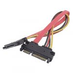 15 Pin/7 Pin Serial ATA SATA Male to Female Power Cable 15 Pin/7 Pin Serial ATA SATA Male to Female Power Cable