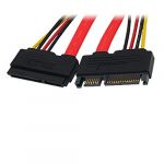 15+7 Pin Male to Female SATA Data Power Cable Cord 15+7 Pin Male to Female SATA Data Power Cable Cord