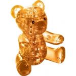3D Crystal Puzzle Yellow Teddy Bear Jigsaw Puzzle IQ Toy Model Decoration