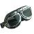 Chrome Frame Sun UV Protect Retro Style Dark Brown Arc Lens Motorbike Mountain Bike Goggles Sunglasse
