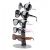Black 5 Pair of Eyeglasses Sunglasses Glasses Sale Show Display Stand Holder (Include a Cycling Reflective Band as gift)