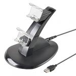 USB LED Charging Dock Station Stand for Dual Playstation 4 PS4 Game Controller