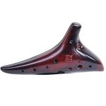 NEW 12 Holes Ocarina Alto C Smoldering Ceramic Submarine Shape