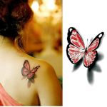 NEW 3D Waterproof Butterfly Body Art Tattoo simulation tattoos Temporary stickers