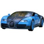 New style 1:32 Bugatti Veyron Alloy Diecast car model collection light&sound blue color