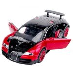 New style 1:32 Bugatti Veyron Alloy Diecast car model collection light&sound Red