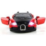 Top Gift 1:36 Bugatti Veyron Diecast Car Model Collection with Sound&Light Red