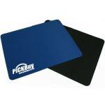 2x Mouse Mats / Pads Quality Plain thin Fabric - Blue and Black
