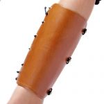 Brown Longbow Leather Arm Guard Recurve Arrow Protective Gear