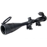 6-24x50mm Red Green Blue Mil-Dot Rifle Scope With Mount Huning Sight waterproof