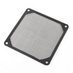 12cm x 12cm pc cooler fan aluminum dustproof meshy filter black