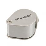 10 x 18mm Folding Magnifier Magnifying Glass Jewelry Loupe