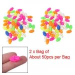 2 Bag Colorful Plastic Clip Spoke Bead Bicycle Decor for Kid Bike