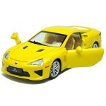 NEW 1:32 Yellow Lexus LFA Car Model Collection Without Spoiler with light and sound