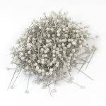 800 Pcs White 31mm Long Needlework Corsage Pins for Wedding Corsage