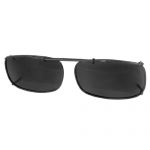 Unisex Gray Lens Full Frame Traveling Clip On Polarized Sunglasses