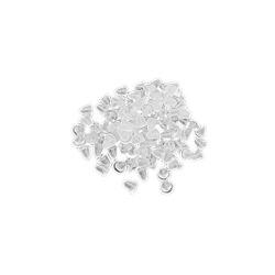 300 Pcs Replacement Clear Soft Plastic Earring Back Caps