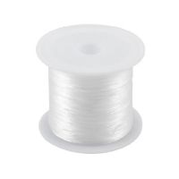 8.5M Long White Elastic Crystal String Cord Jewelry Beading Thread