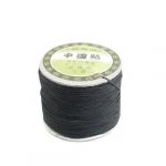 150M 1mm Chinese Knotting Nylon Rattail Beading Thread String Rat Tail Cord Black