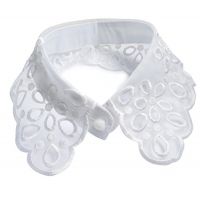 Removable choker ancient embroidery hollow fake collar shirt collar necklace White Removable choker ancient embroidery hollow fake collar shirt collar necklace White