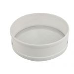 Home Kitchen Flour Tool White Round 0.5mm Dia Fine Mesh Sieve Strainer